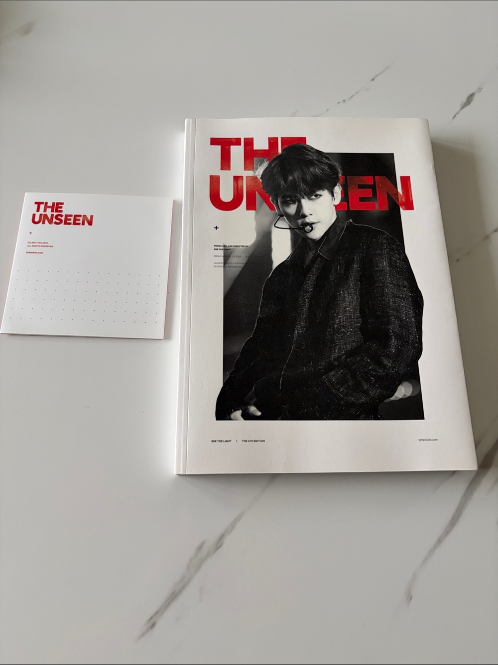 Kpop Star Baekhyun fansite photobook THE UNSEEN by See The Light
